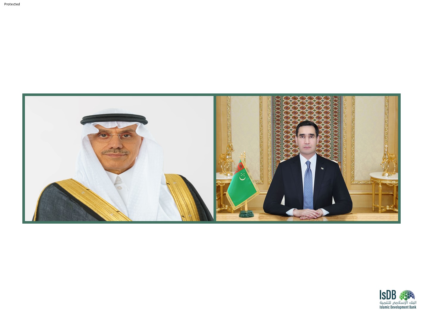 President of Turkmenistan Received IsDB President for High Level Strategic Talks in Ashgabat